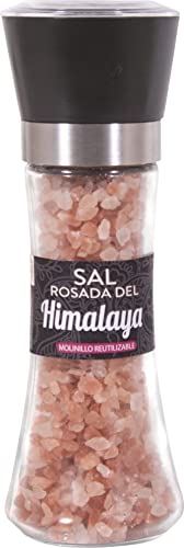 SOLNATURAL Molinillo con Sal del Himalaya 200 g, Estándar, Único