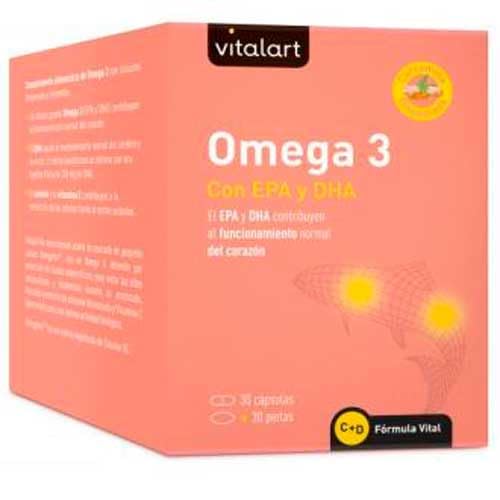 VITALART OMEGA 3 30 cáps. + 30 perlas