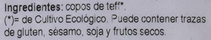 El Granero Integral - Copos de Teff Integral BIO - 250 g - Alto Contenido en Nutrientes Esenciales - Ayuda a la Pérdida de Peso y la Mejora de la Digestión - Bajo Índice Glucémico - Aptos para Veganos