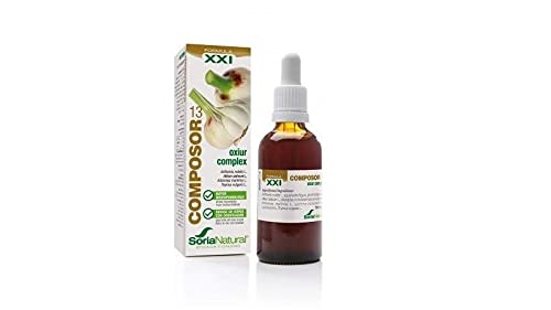 Soria Natural Composor 13 Oxiur Complex – Con Tomillo, Menta y Verdolaga – Frente a los Parásitos - Propiedades Antihelmínticas - Apoya la Eliminación de los Parásitos Intestinales - 50ml