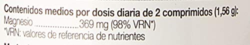 Ana Maria Lajusticia, Magnesio total 5 Disminuye el cansancio y la fatiga,mejora el funcionamiento del sistema nervioso. Apto para veganos. 100 Unidades (Paquete de 1)