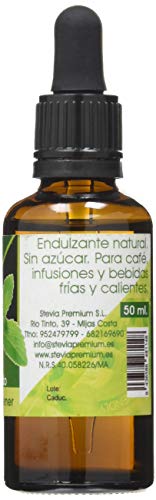 Natura Premium Stevia Endulzante Líquido, 50 ml, 50 mililitro, 1
