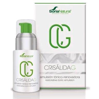 Soria Natural Crisálida - Emulsión Tónico Renovadora - Hidratación Profunda, Tonifica y Revitaliza para una Piel Radiante - Emulsión Fluida Textura Suave, Crema Hidratante - Bote de 30mL