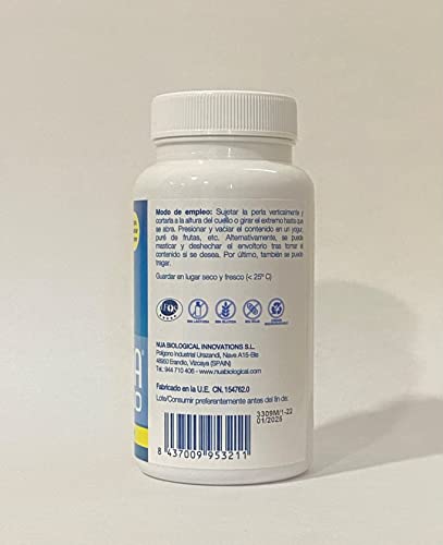 NuaDHA 500 (30 perlas masticables)(sabor limon)