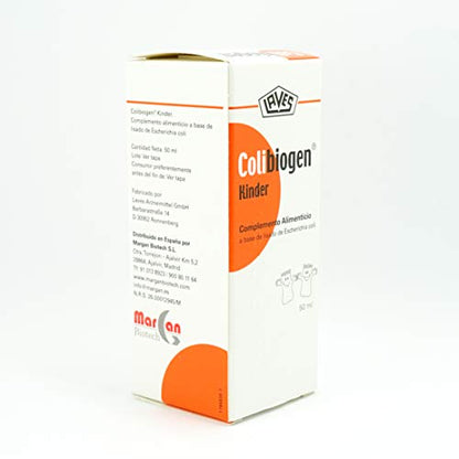 Colibiogen Kinder® 50 ml de Margan Biotech. Postbiótico Infantil. Solución Oral. METABOLITOS DE ORIGEN MICROBIOLÓGICO.