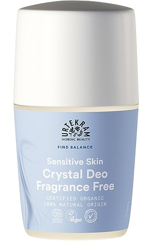 Urtekram Desodorante Sin Fragancia, Find Balance, Sensible, 50 ml, vegano, orgánico