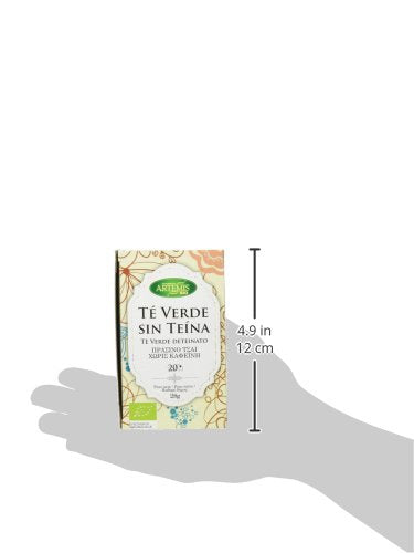 ArtemísBio Té Verde Descafeinado - 20 Infusiones