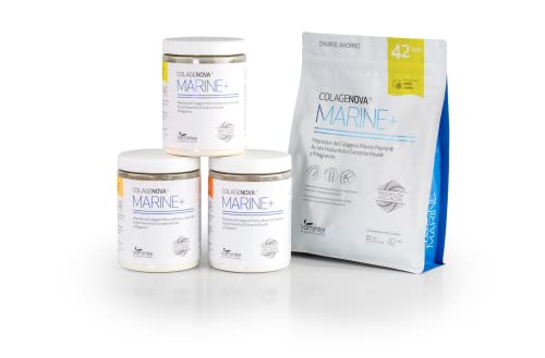 COLAGENOVA - Marine + - Mantenimiento del Sistema Óseo y Muscular - Movilidad y Belleza - Exceptionhyal y Magnesio