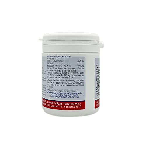 Lamberts Vegan Dha 250 Mg 60 Unidades 70 g, 60 unidad, 1