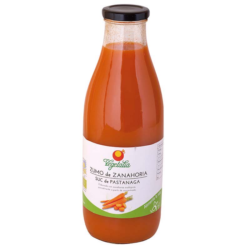 Zumo de zanahoria bio 6x1L Vegetalia