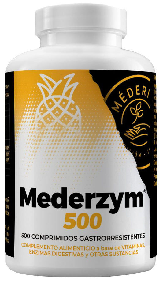 Mederzym Enzimas Digestivas con Vitamina C y Q10 – 500 comprimidos