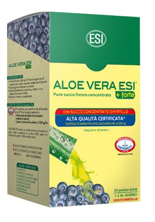 Zumo Aloe Vera Forte con Mirtilo 24 Pocket Drinks - ESI