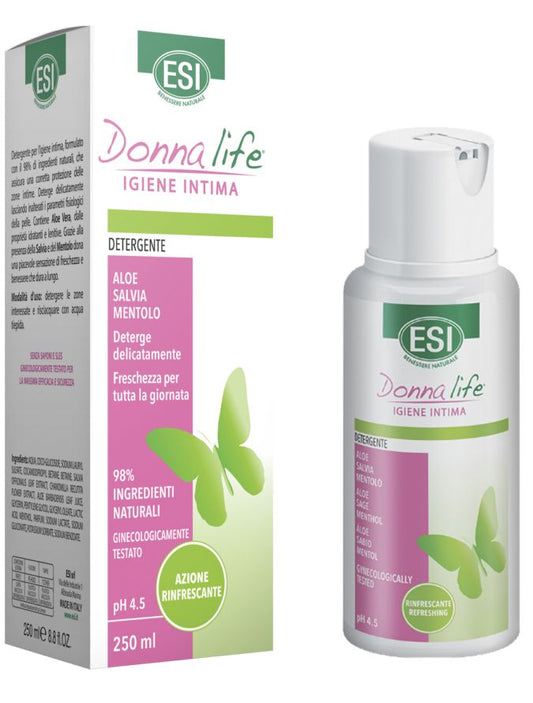 Jabón Íntimo Refrescante Donna Life 250 ml Aloe Mentol