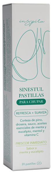Sinestul Herbora Pastillas Refrescantes para la Garganta – 20 comprimidos
