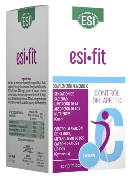 Control del apetito ESI FIT – Saciante 90 comprimidos naturales