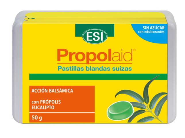 Pastillas Blandas de Propóleos Suizas con Eucalipto 50g