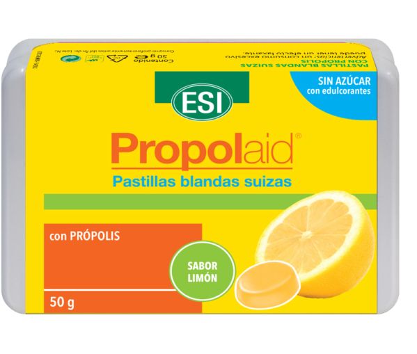 Pastillas Blandas Suizas de Propóleos con Limón 50g