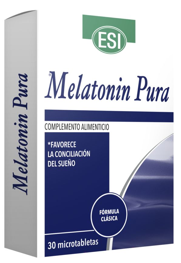 Melatonina Pura 1 mg ESI – 30 comprimidos sueño profundo