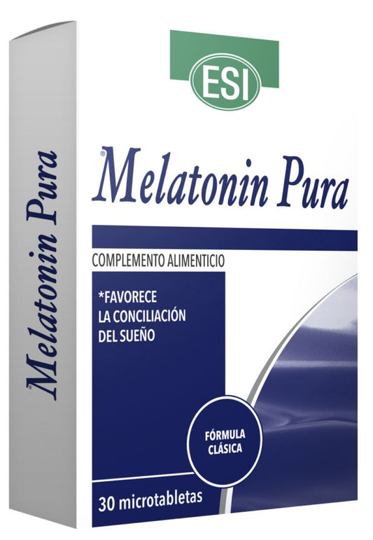 Melatonina Pura 1 mg ESI – 30 comprimidos sueño profundo