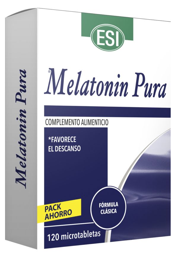 Melatonina Pura 1 mg ESI – 120 Tabletas para Sueño Natural