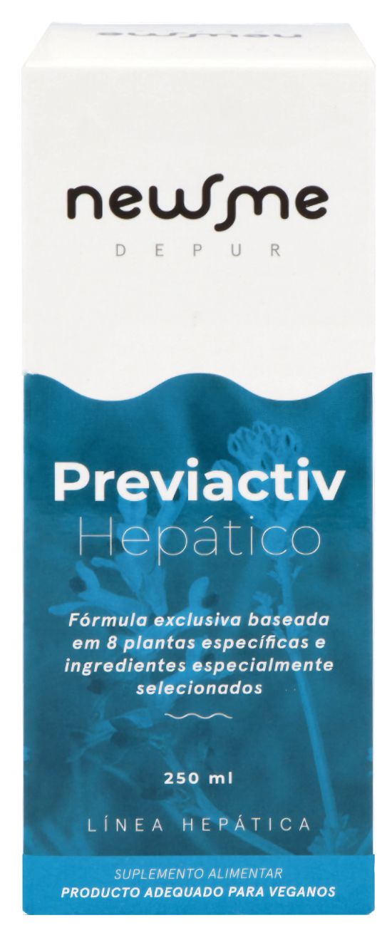 Suplemento Hepático Previactiv 250ml con Extractos Naturales para Desintoxicación