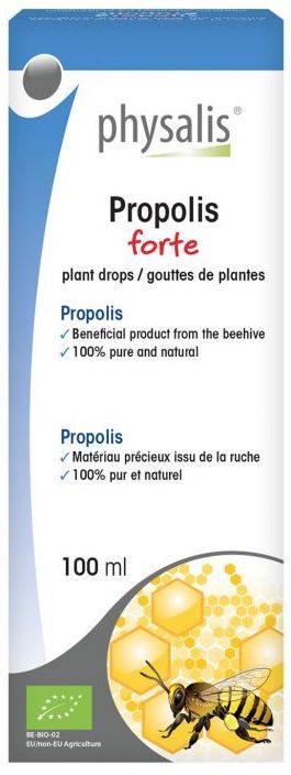 Tintura de Propolis Forte Bio Physalis 100ml Potente Inmunidad Natural