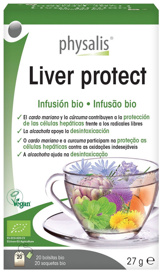 Infusión Liver Protect Bio de Physalis – 20 filtros detox hepático