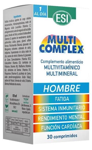 Multicomplex Hombre ESI 30 comprimidos de vitaminas y minerales