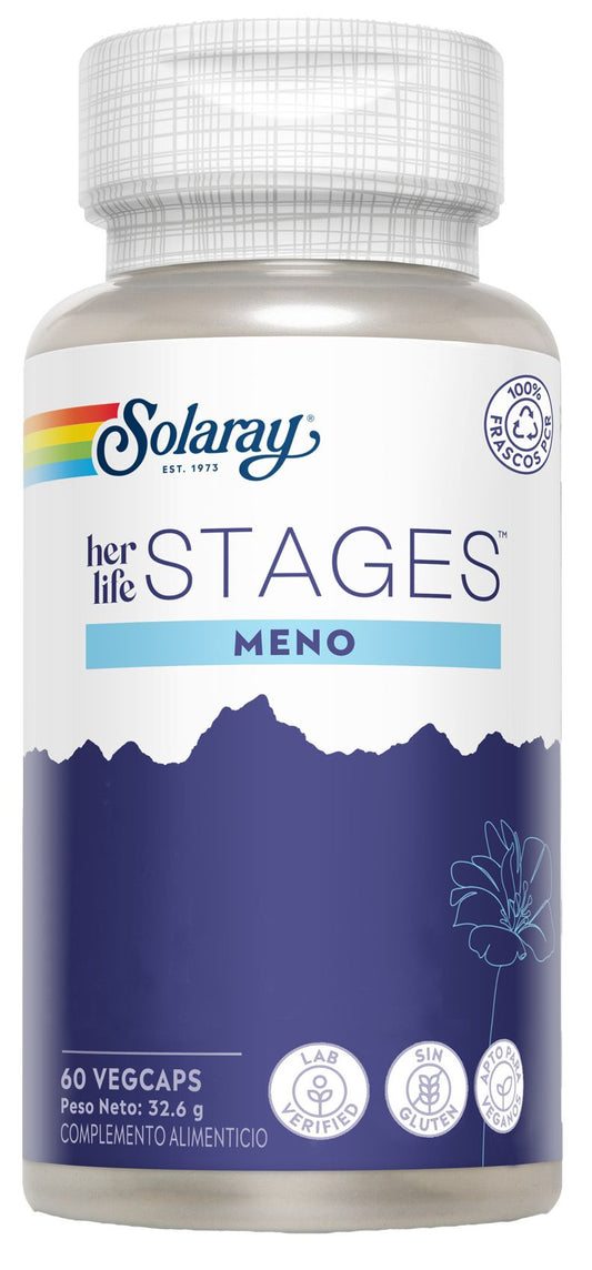 Suplemento Menopausia Her Life Stages Meno 60 Cápsulas Veganas