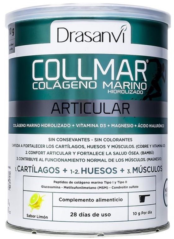 Collmar Articular Sabor Limón – Suplemento de Colágeno Marino 280 g