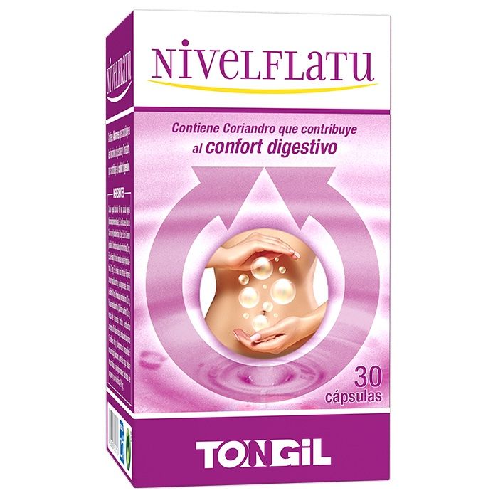 Nivelflatu Tongil Cápsulas Vegetales 30 – Alivio Gases Digestivos