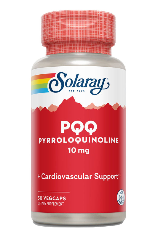 PQQ Solaray 30 Cápsulas Veganas Antioxidante Potente para Cerebro