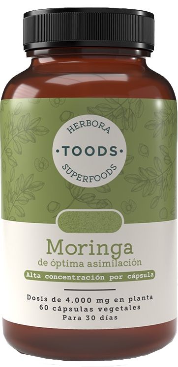 Moringa Herbora 60 Cápsulas Veganas de Superalimento Antioxidante