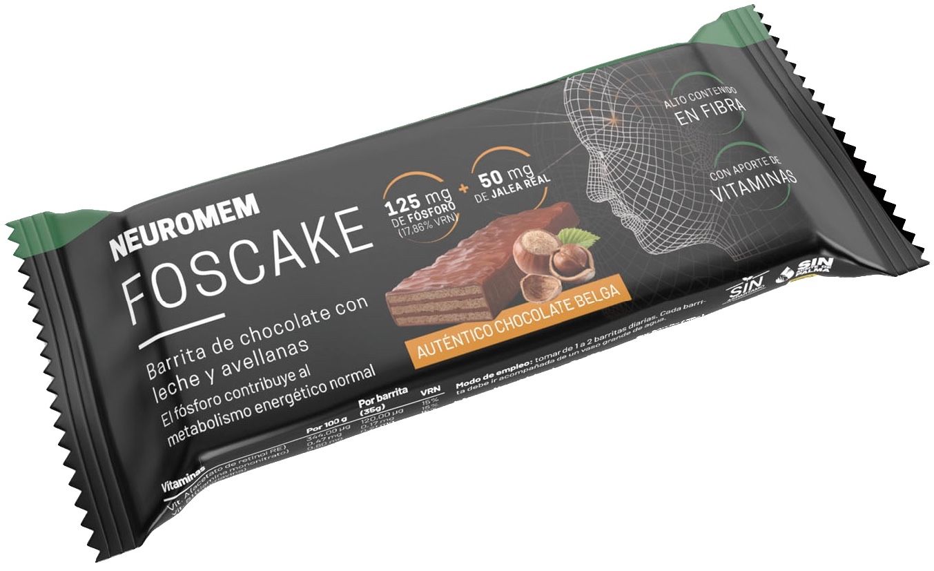 Barrita Energética Foscake con Avellanas y Vitaminas 35g