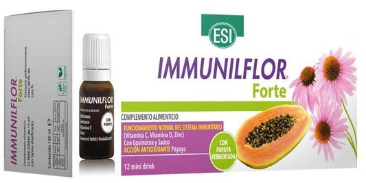 Immunilflor Forte ESI – 12 Mini Drinks Refuerzo Inmunitario