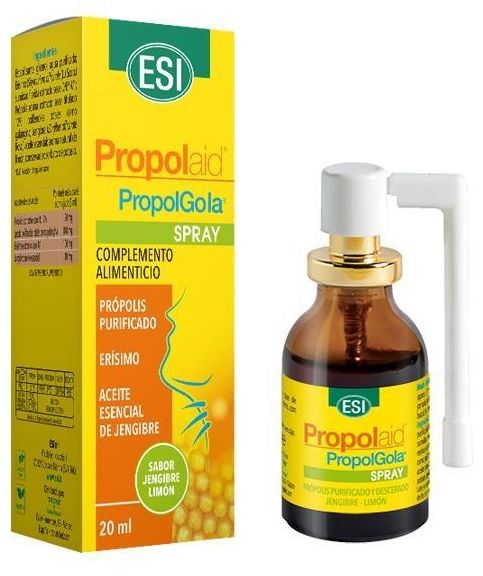 Spray de Propólis Limón y Jengibre 20 ml – Alivio Bucal ESI