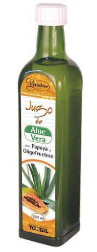 Vitaloe Bebida de Aloe Vera y Papaya Orgánica 500 ml