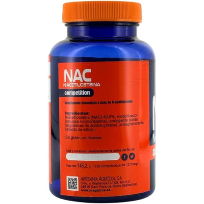 NAC N-Acetilcisteina Sport SinGluten 120comp Megaplus