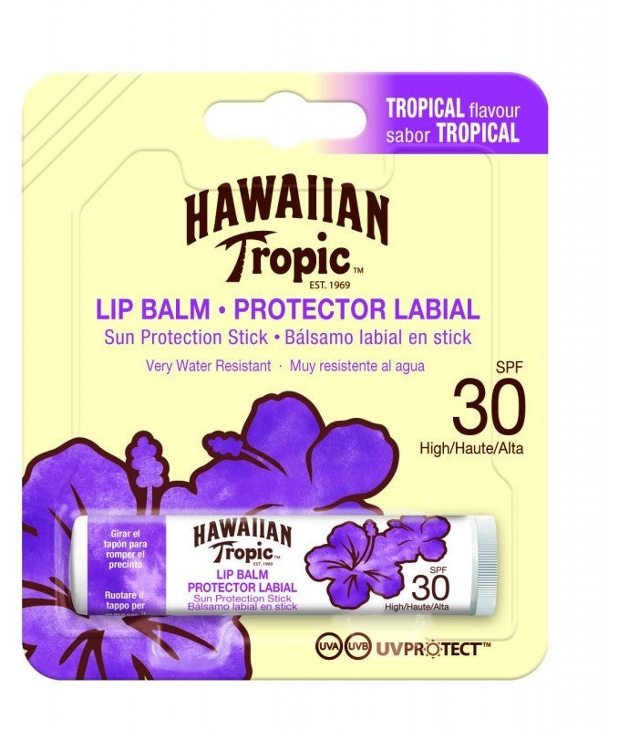 BÁLSAMO LABIAL SPF30 SABOR TROPICAL, 4G  - Hawaiian Tropic