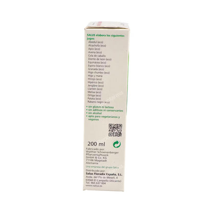 JUGO DE ALCACHOFA 200ml. SCHOENENBERGER SALUS