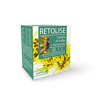 Dietmed | Retolise - 60 Comprimidos | Castaño de Indias & Hamamelis | Acción calmante