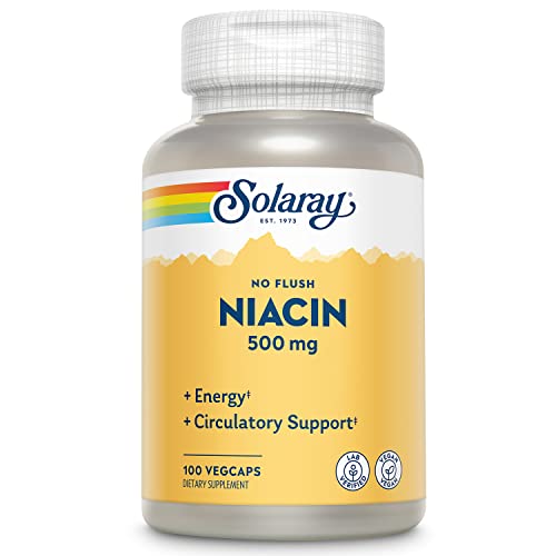 Solaray Niacin 500mg | Niacina | 100 VegCaps