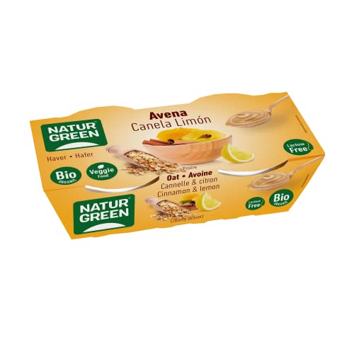 NATURGREEN AVENA CANELA LIMON 2 X 125 gr