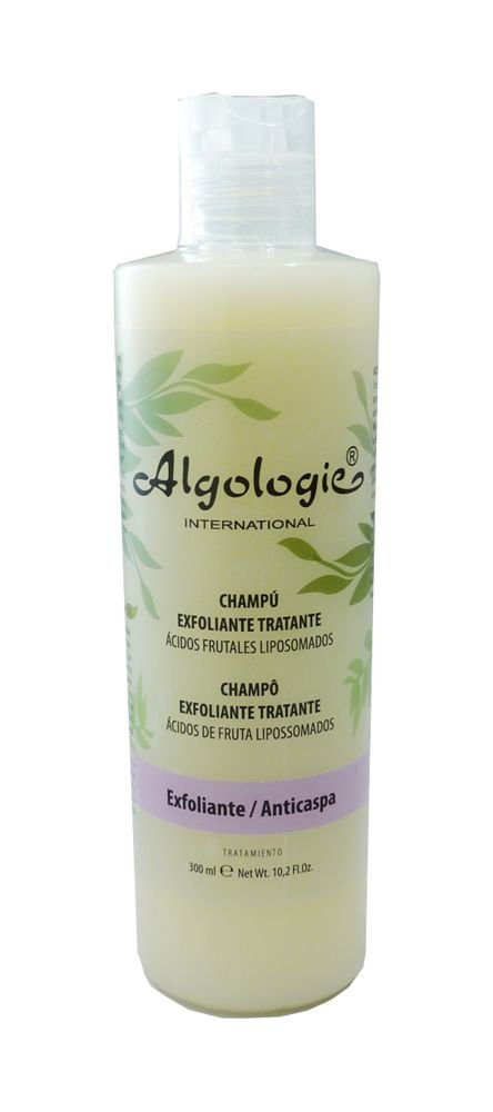 Algologie International Champú Suero Fitomarino, Exfoliante Anticaspa, con Miel y Limón - 300 ml