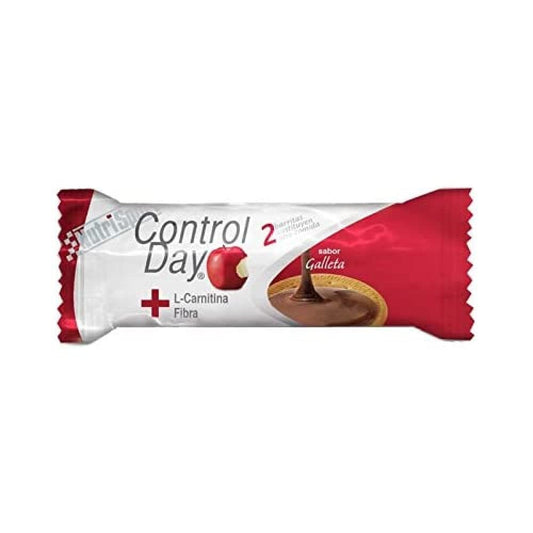 Nutrisport Caja CONTROLDAY BARRITA Galleta 28 Unidades, Negro, Estandar