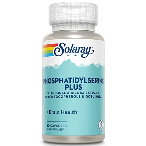 Solaray Phosphatidylserine Plus | Fosfatidilserina | 60 VegCaps