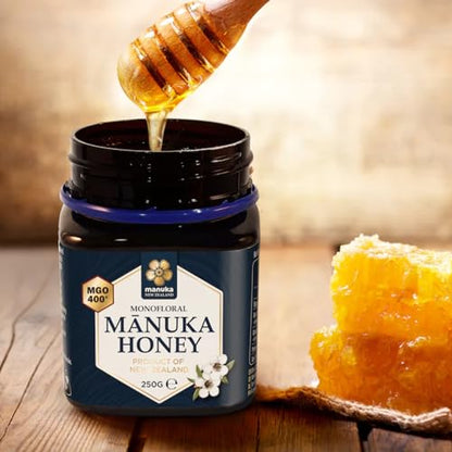 MANUKA NEW Miel DE Manuka MONOFLORAL MGO 400+ 250G, Estándar, Único