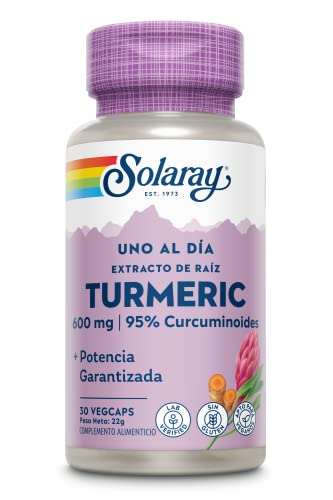 Solaray Turmeric 600mg | Cúrcuma | 30 VegCaps