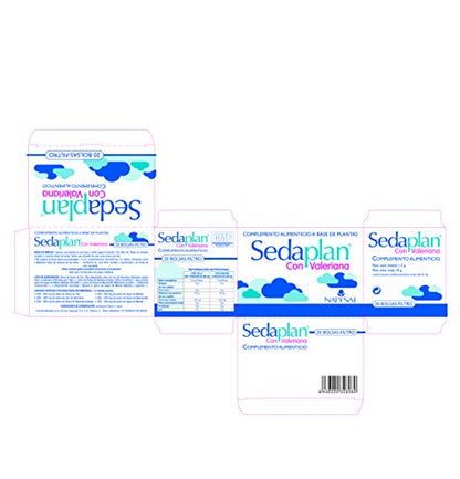 Natysal Sedaplan Con Valeriana 20 Bolsas-filtro, Multicolor, 100 Mililitro