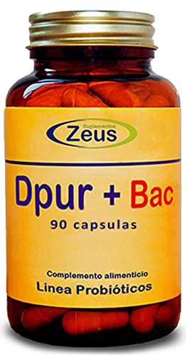 DPUR+BAC | Contribuye con los mecanismos de detoxificación hepática | Complemento Alimenticio a base de Cardo mariano, Aminoácidos, Probióticos, CoQ10 y Minerales | 100% Vegano | 90 Cap Veg